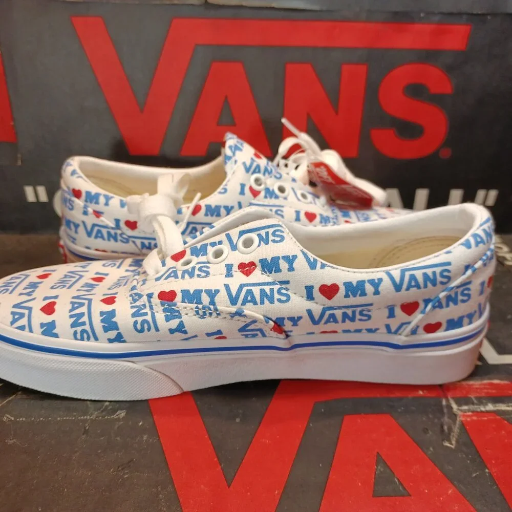 I Heart My Vans Men's 5.5/Women's 7 Era Red/White/Blue VN0A38FRVPS